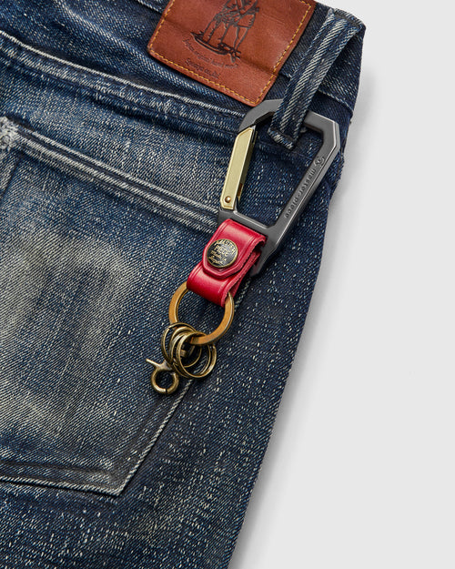 Carabiner Keychain in Red