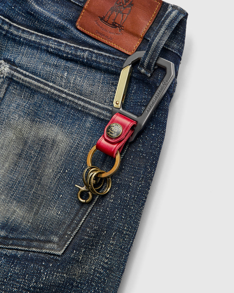 Carabiner Keychain in Red