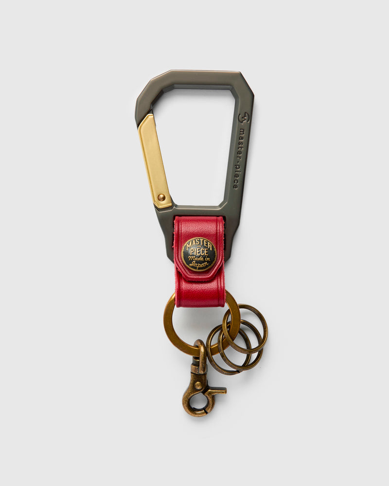 Carabiner Keychain in Red