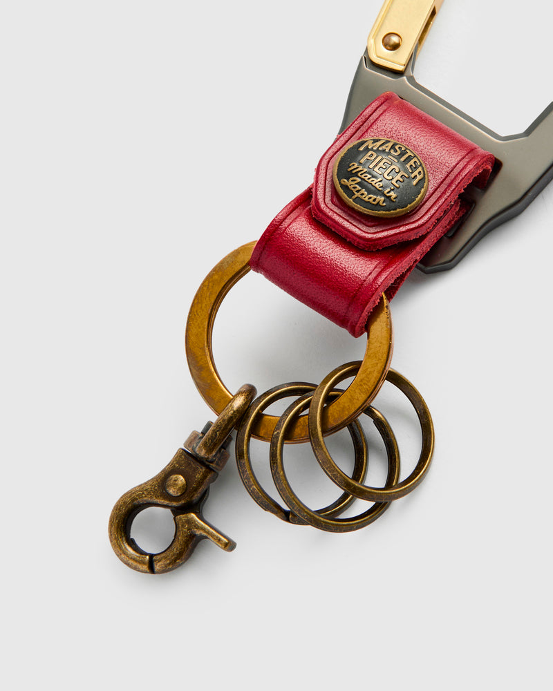 Carabiner Keychain in Red