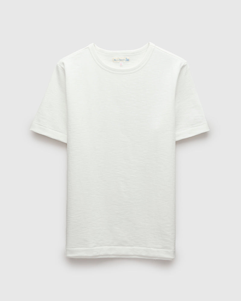 2S14 "Good Originals" Super Heavyweight 10.7oz Loopwheel T-Shirt in White