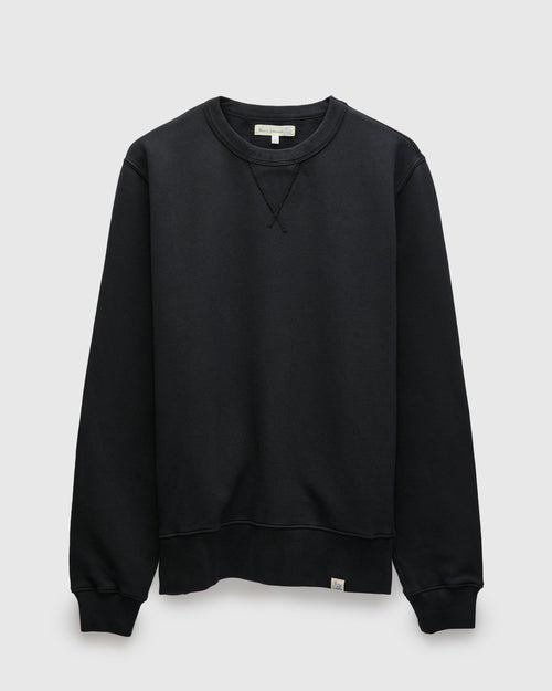 CSW28 "Good Basics" Organic Cotton Crewneck Sweater in Charcoal