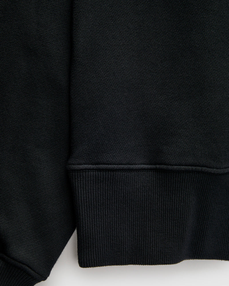 CSW28 "Good Basics" Organic Cotton Crewneck Sweater in Charcoal