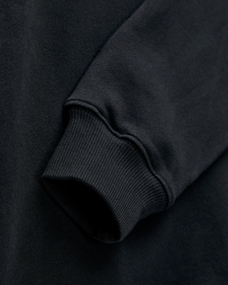 CSW28 "Good Basics" Organic Cotton Crewneck Sweater in Charcoal