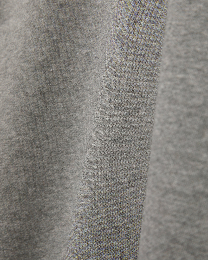 CSW28 "Good Basics" Organic Cotton Crewneck Sweater in Grey Melange