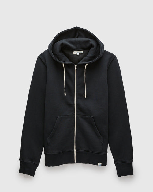 HDJKT02 "Good Basics" Organic Cotton Zip Hoodie in Charcoal