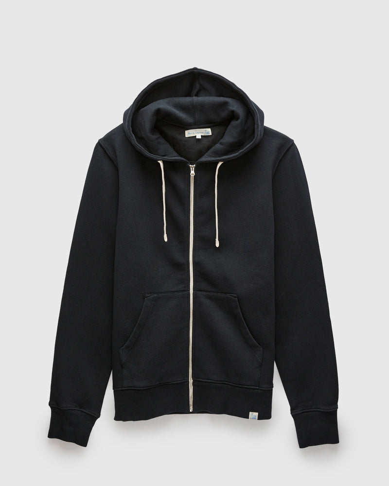 HDJKT02 "Good Basics" Organic Cotton Zip Hoodie in Charcoal