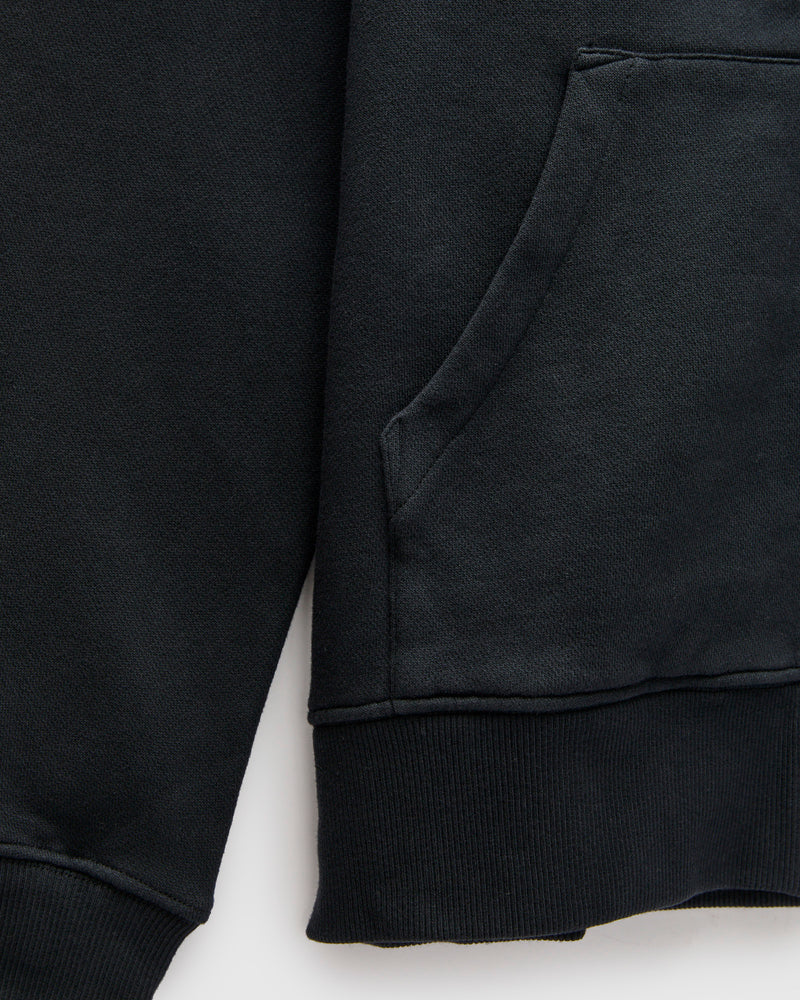 HDJKT02 "Good Basics" Organic Cotton Zip Hoodie in Charcoal
