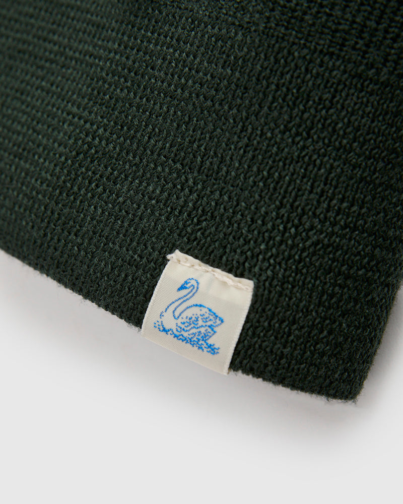 MWCC01 "Good Basics" Merino Wool Knit Sweater in Bottle Green