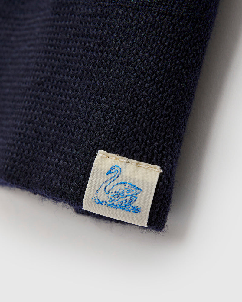 MWCC01 "Good Basics" Merino Wool Knit Sweater in Dark Navy