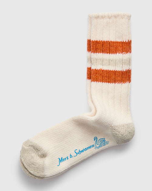 Recycled Wool Socks in Natural/Amber