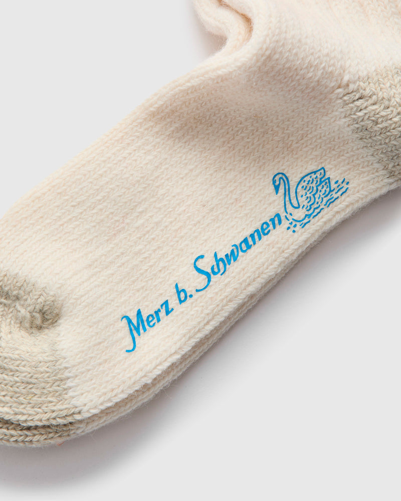 Recycled Wool Socks in Natural/Amber