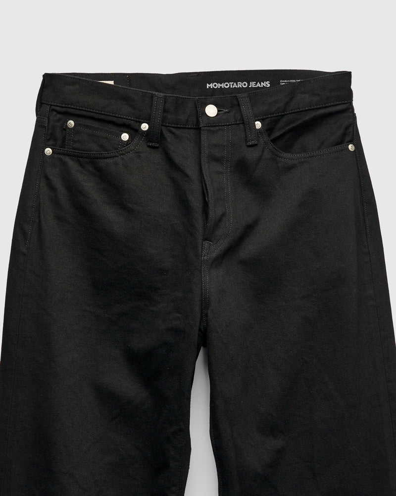 MMJE6500 "Kyoto Montsuki" 15oz Black Selvedge Denim - Wide Fit