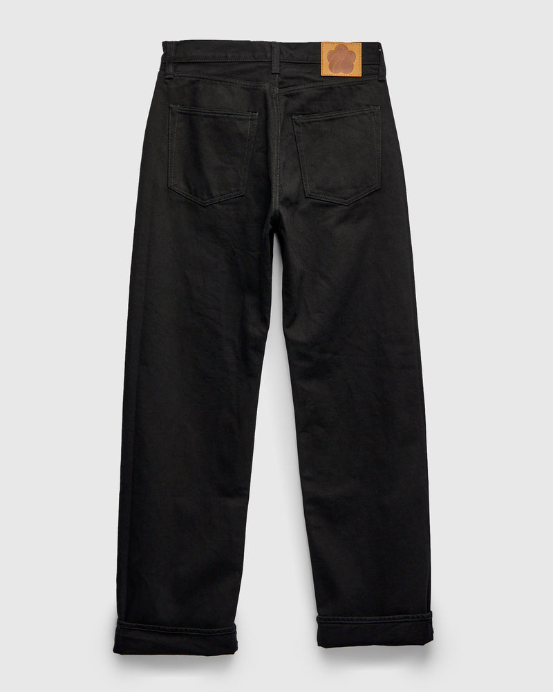 MMJE6500 "Kyoto Montsuki" 15oz Black Selvedge Denim - Wide Fit