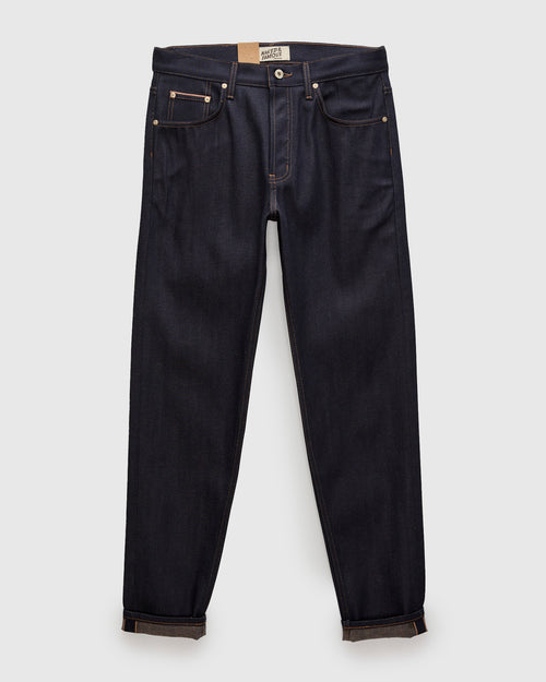 "Coffee Dye" 12.5oz Selvedge Denim - Easy Guy Fit