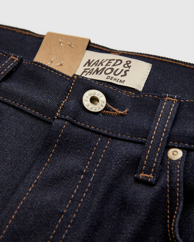 "Coffee Dye" 12.5oz Selvedge Denim - Weird Guy Fit