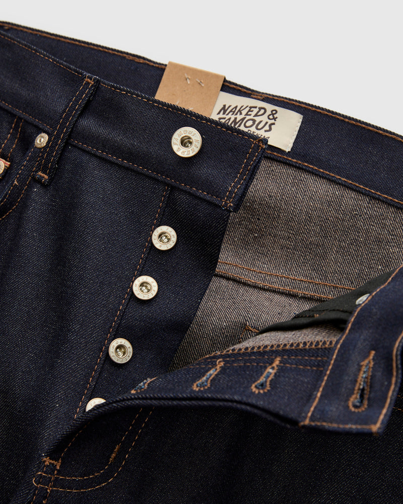 "Coffee Dye" 12.5oz Selvedge Denim - Easy Guy Fit