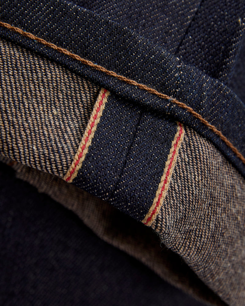 "Coffee Dye" 12.5oz Selvedge Denim - Easy Guy Fit