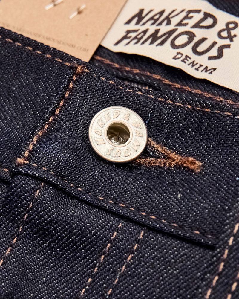 "Coffee Dye" 12.5oz Selvedge Denim - True Guy Fit