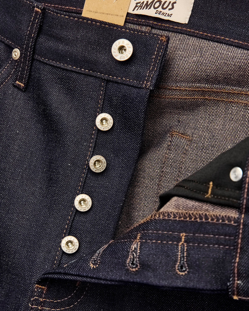 "Coffee Dye" 12.5oz Selvedge Denim - True Guy Fit