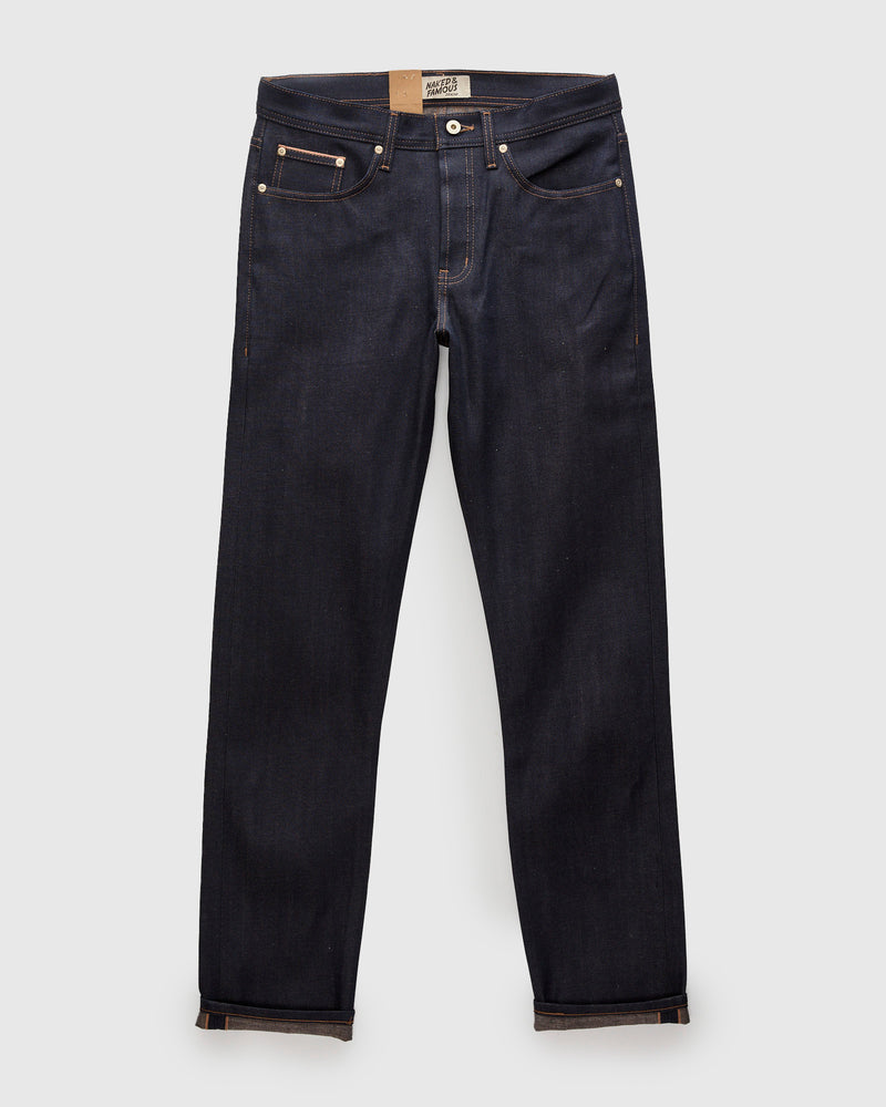 "Coffee Dye" 12.5oz Selvedge Denim - Weird Guy Fit