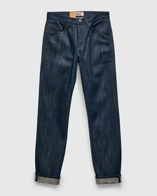 "Kawataro" 14.5oz Greencast Selvedge Denim - Weird Guy Fit