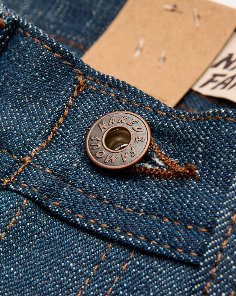 "Kawataro" 14.5oz Greencast Selvedge Denim - Weird Guy Fit