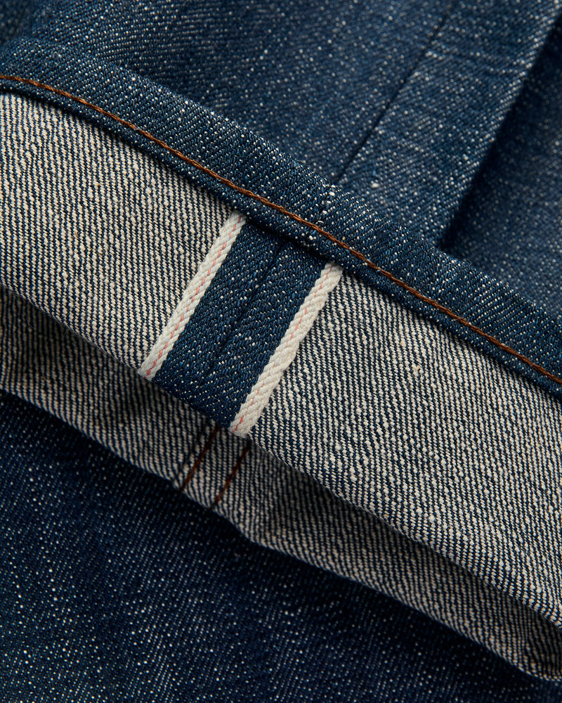 "Kawataro" 14.5oz Greencast Selvedge Denim - Weird Guy Fit