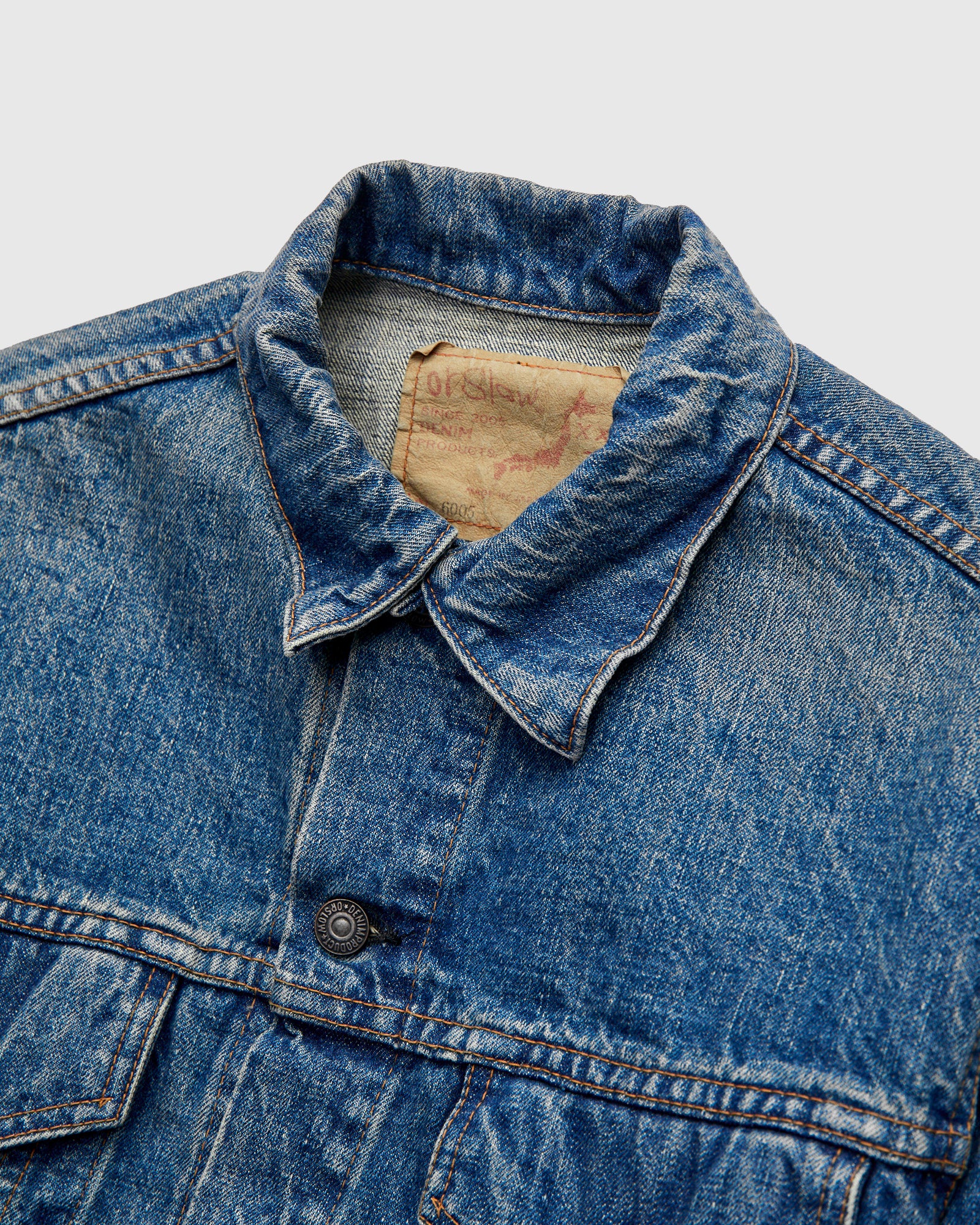 60's Denim Jacket in Vintage Indigo – Blue Owl Workshop