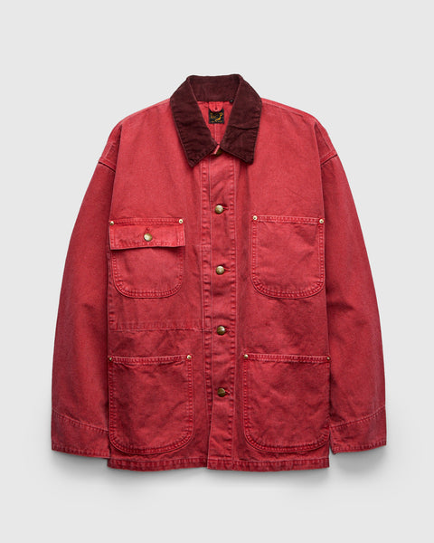 Relaxed Fit Canvas Coverall in Red – Blue Owl Workshop
