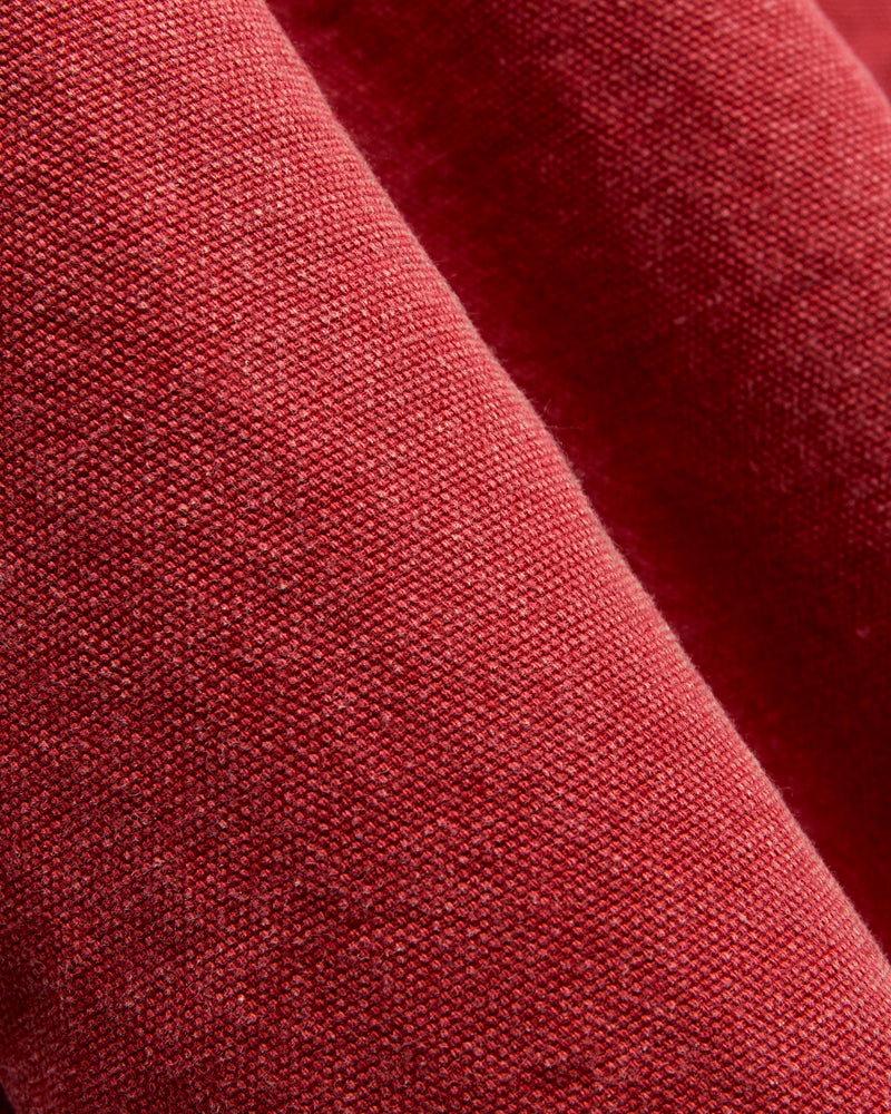 Relaxed Fit Canvas Coverall in Red