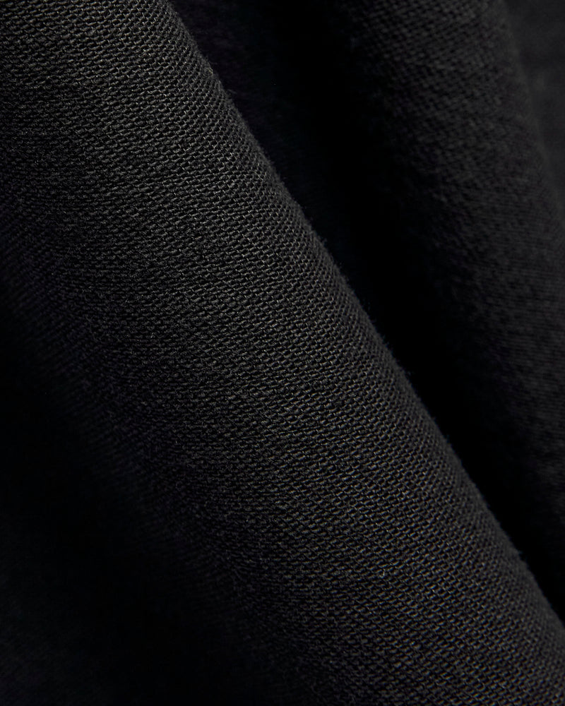 Wide Fit Reverse Satin New Yorker Pants in Black