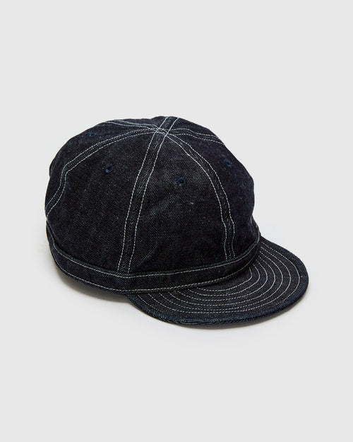 13.5oz Denim Work Cap in Indigo