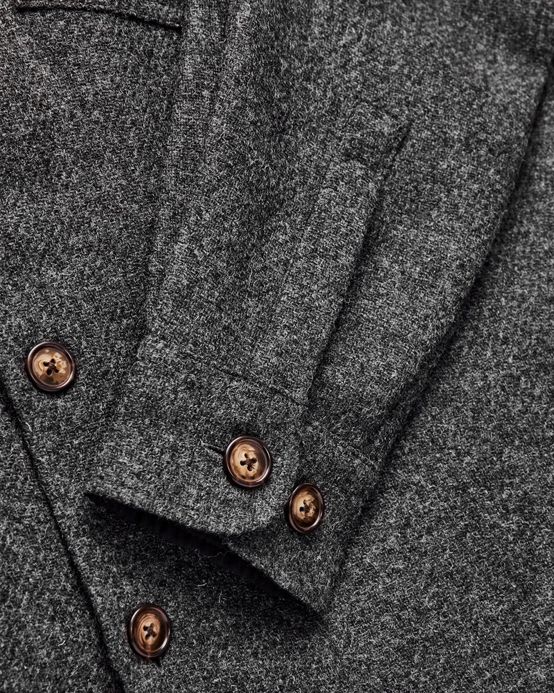 Wool Field Overshirt in Grey