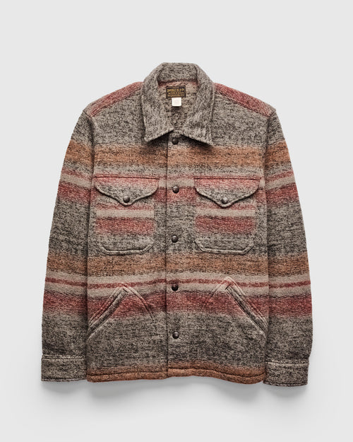 Wallace Jacquard Jacket in Red/Multi