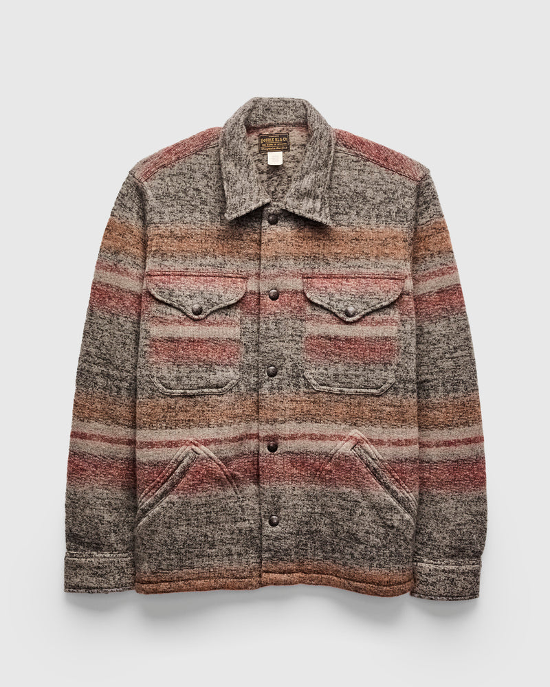 Wallace Jacquard Jacket in Red/Multi