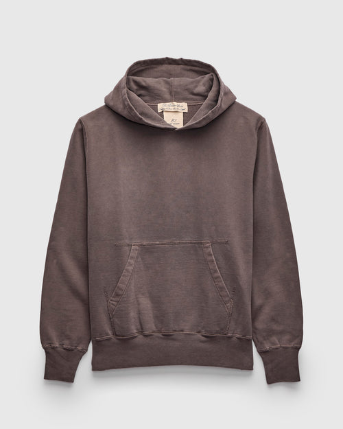 Special Finish Pullover Hoodie in Brown