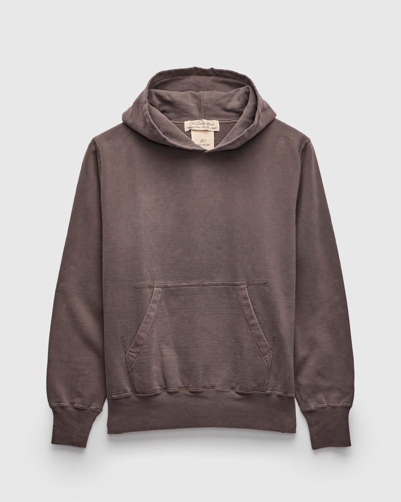 Special Finish Pullover Hoodie in Brown