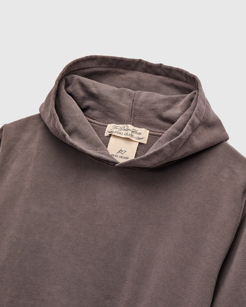 Special Finish Pullover Hoodie in Brown