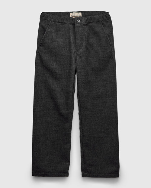 Ester Tweed Pant in Charcoal Grey