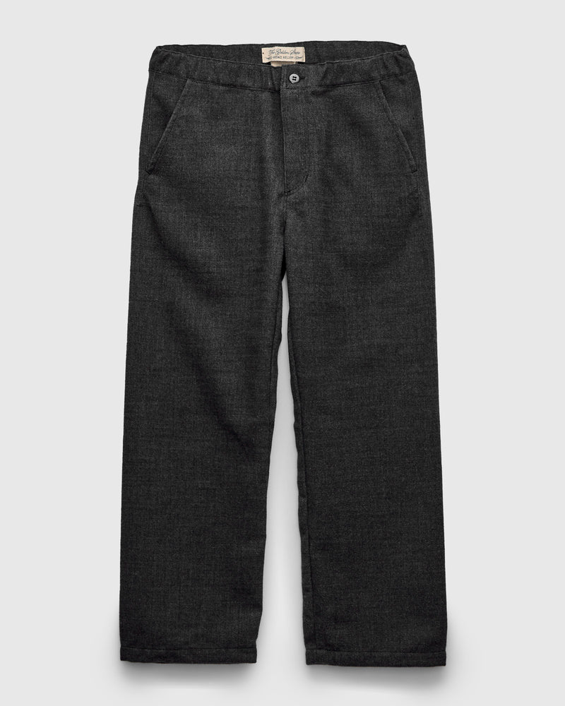 Ester Tweed Pant in Charcoal Grey