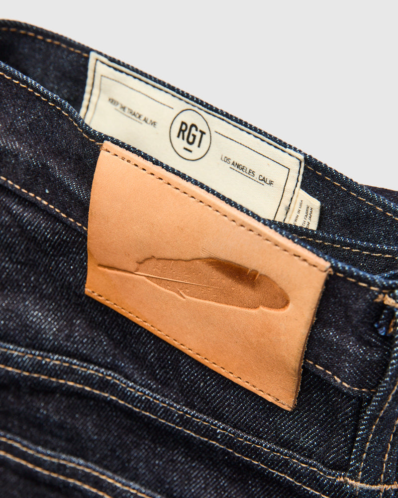 15oz Rinsed Selvedge Denim – Strider (Straight Tapered)