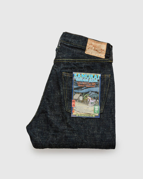 S211XX17oz-SDS "Murasame" 17oz Extra Slub Selvedge Denim - Relaxed Tapered Fit