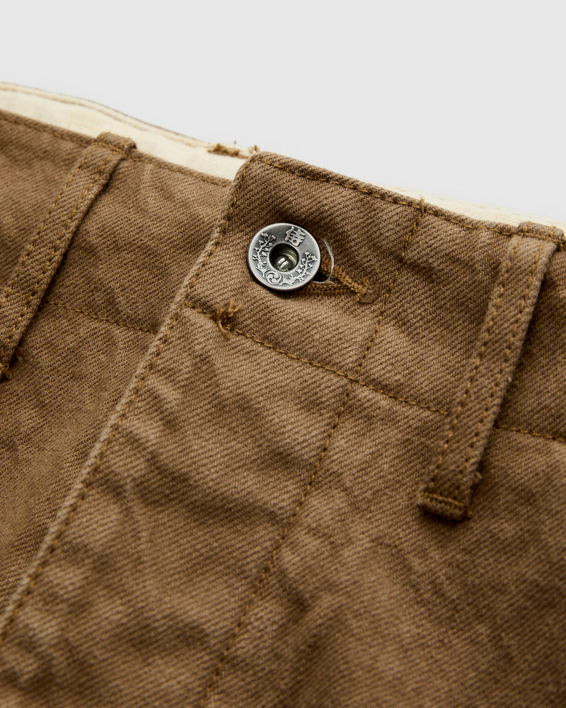 SJ42CP 15oz Selvedge Heavy Chinos in Khaki