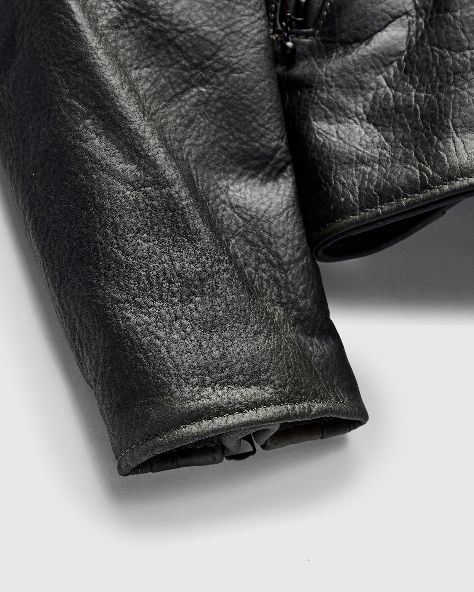 533 Pullup Cowhide Perfecto Jacket in Matte Black – Blue Owl Workshop