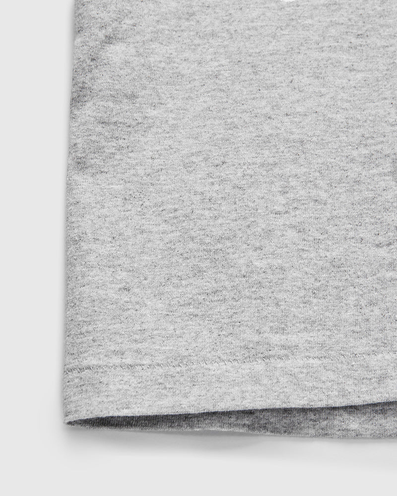 2-Pack Short Sleeve Crew Tee in Heather Grey