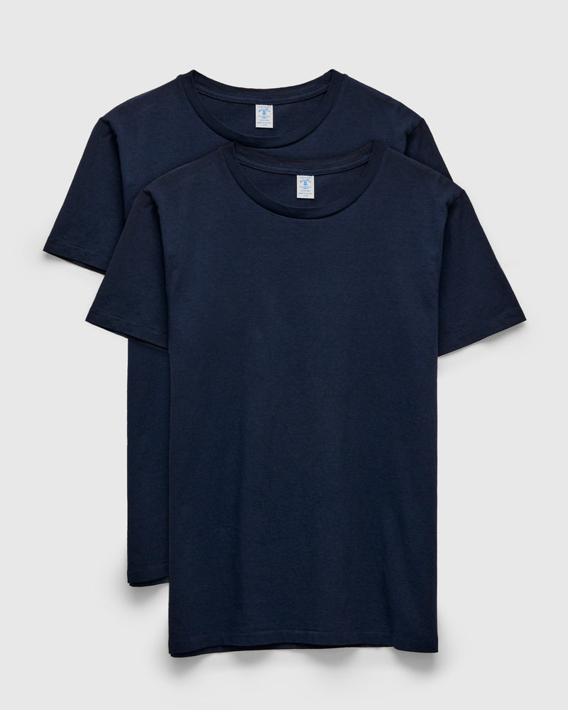2-Pack Short Sleeve Crew Tee in Navy