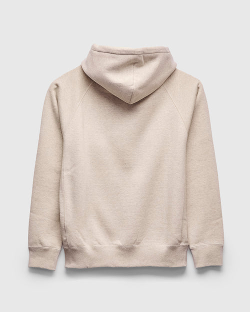 Fleeced FoxFibre® Zip Hoodie in Oatmeal