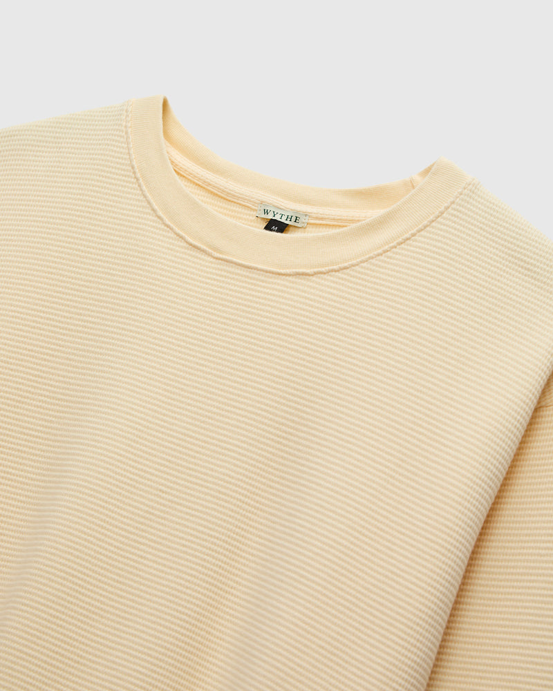 Waffle Thermal Knit in Cream