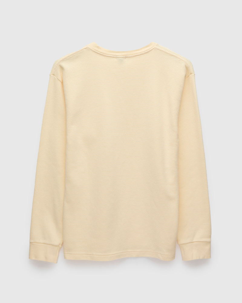 Waffle Thermal Knit in Cream